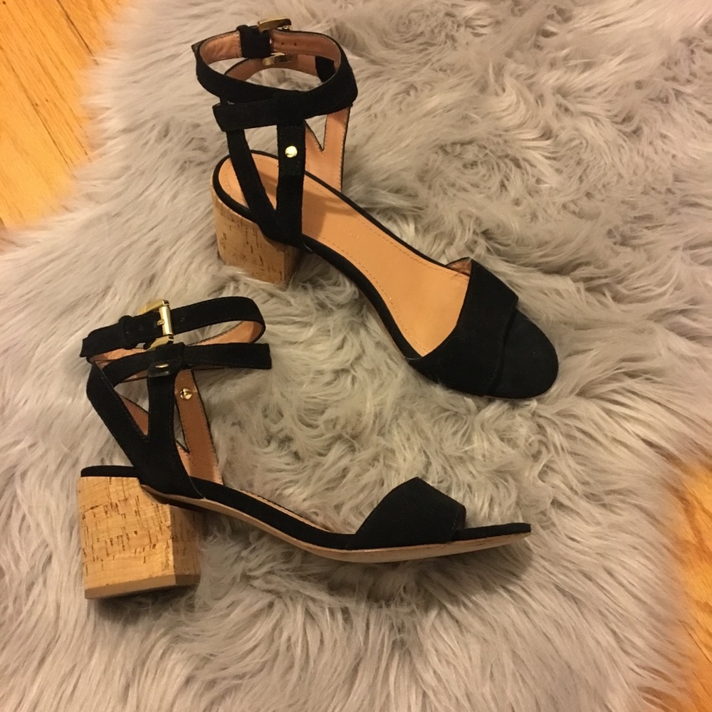 Sigerson Morrison - Block heel sandal, black suede